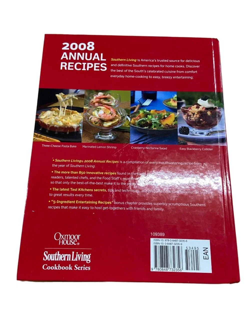 Southern Living 2008 Annual Recipes HC Cookbook 850+ Recipes